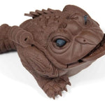 Tea Pet Lucky Toad With Movable Eyes and Rotating Coin Handmade