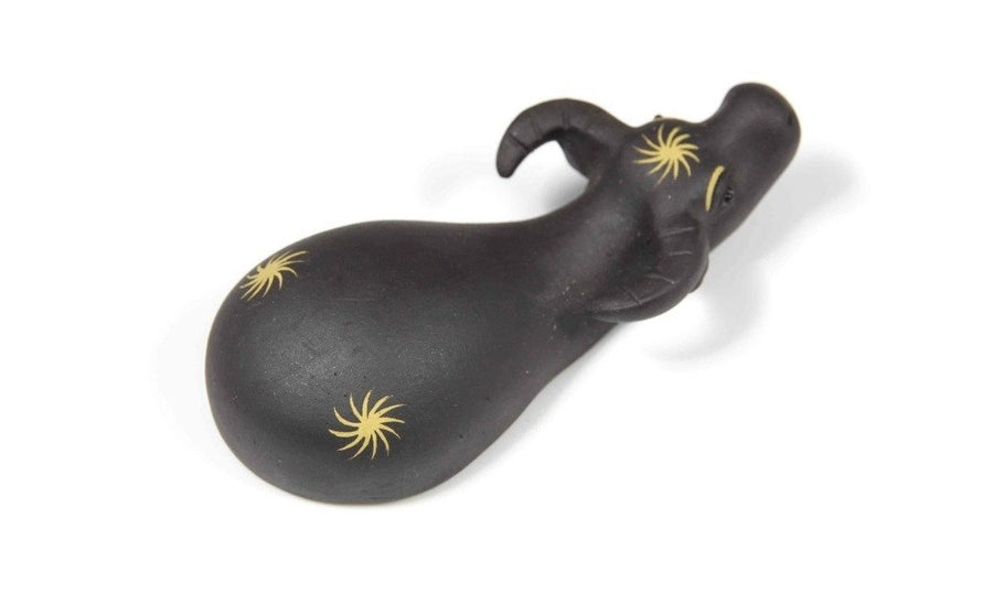 Tea Ware - Pet Lucky Water Buffalo Accented with Golden Star MeiMei