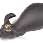Tea Pet Lucky Water Buffalo Accented with Golden Star