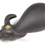 Tea Pet Lucky Water Buffalo Accented with Golden Star