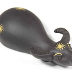 Tea Pet Lucky Water Buffalo Accented with Golden Star