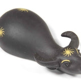 Tea Pet Lucky Water Buffalo Accented with Golden Star