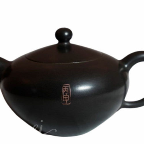 Artisan Jian Shui Purple Clay Teapot Dragon Pearl By Tian Jing