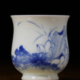 Treasure Jingdezhen Blue and White Porcelain Teacup Lotus