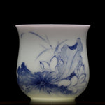Treasure Jingdezhen Blue and White Porcelain Teacup Lotus