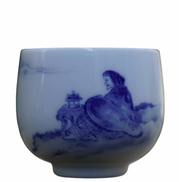 Tea Ware - Treasure Jingdezhen Blue and White Porcelain Painting Cup