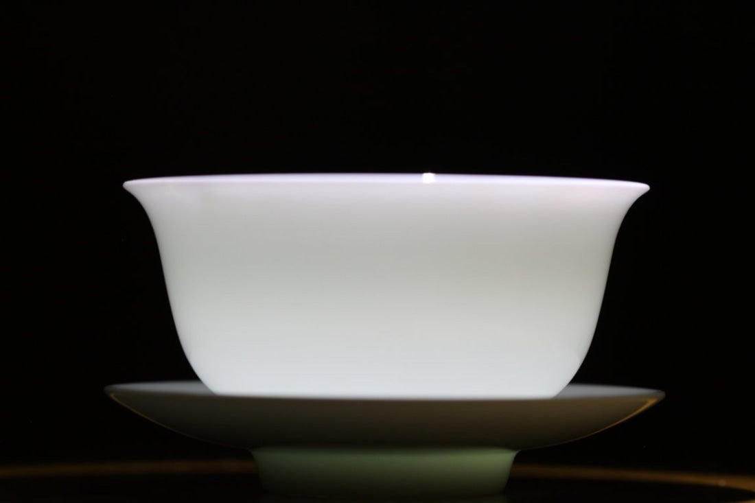 Treasure Yingqing White Porcelain Gaiwan Buddha’s Belly