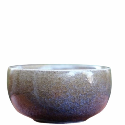 Vintage Jun Kiln Porcelain Luohan Tea Cup Old Factory