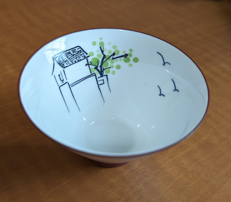 Tea Ware - White Porcelain Gongfu Cup Bowl Hat Shape MeiMei Fine Teas