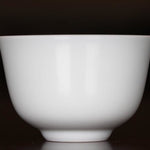 White Porcelain Tea Cup Ying Qing Handcrafted 80 ml