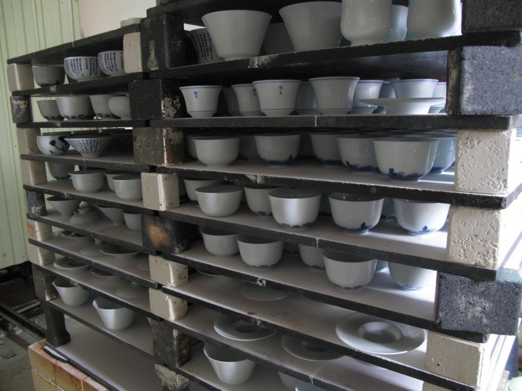 White Porcelain Tea Cup Ying Qing Handcrafted 80 ml