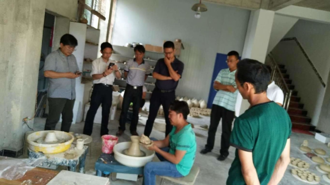 Yunnan Artisan Wood-fired Purple Impression Teacup Tea Bowl