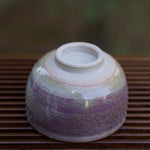 Yunnan Artisan Wood-fired Purple Impression Teacup Tea Bowl