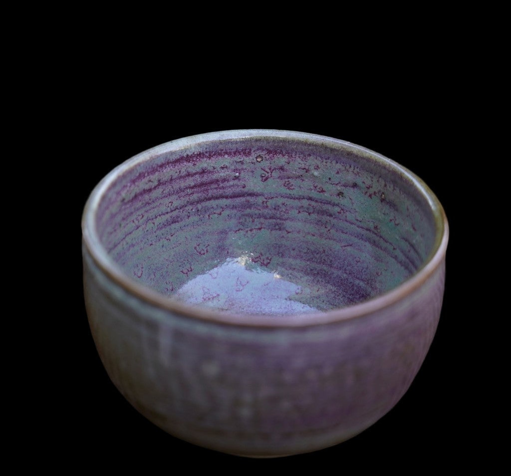 Yunnan Artisan Wood-fired Purple Impression Teacup Tea Bowl