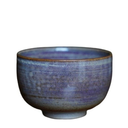 Yunnan Artisan Wood-fired Purple Impression Teacup Tea Bowl