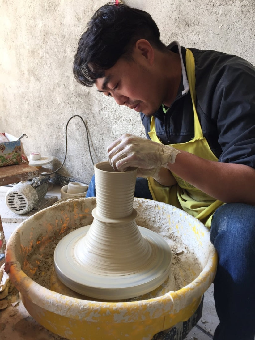 Yunnan Artisan Wood-fired Purple Impression Teacup Tea Bowl