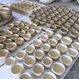 Yunnan Artisan Wood-fired Purple Impression Teacup Tea Bowl