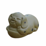Zisha Tea Pet Happy Fortune Yuanbao Pig Handcrafted