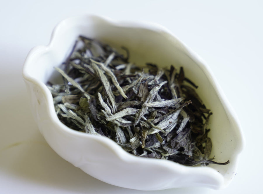 2017 King White Peony Bai Mu Dan White Tea Angel Cake