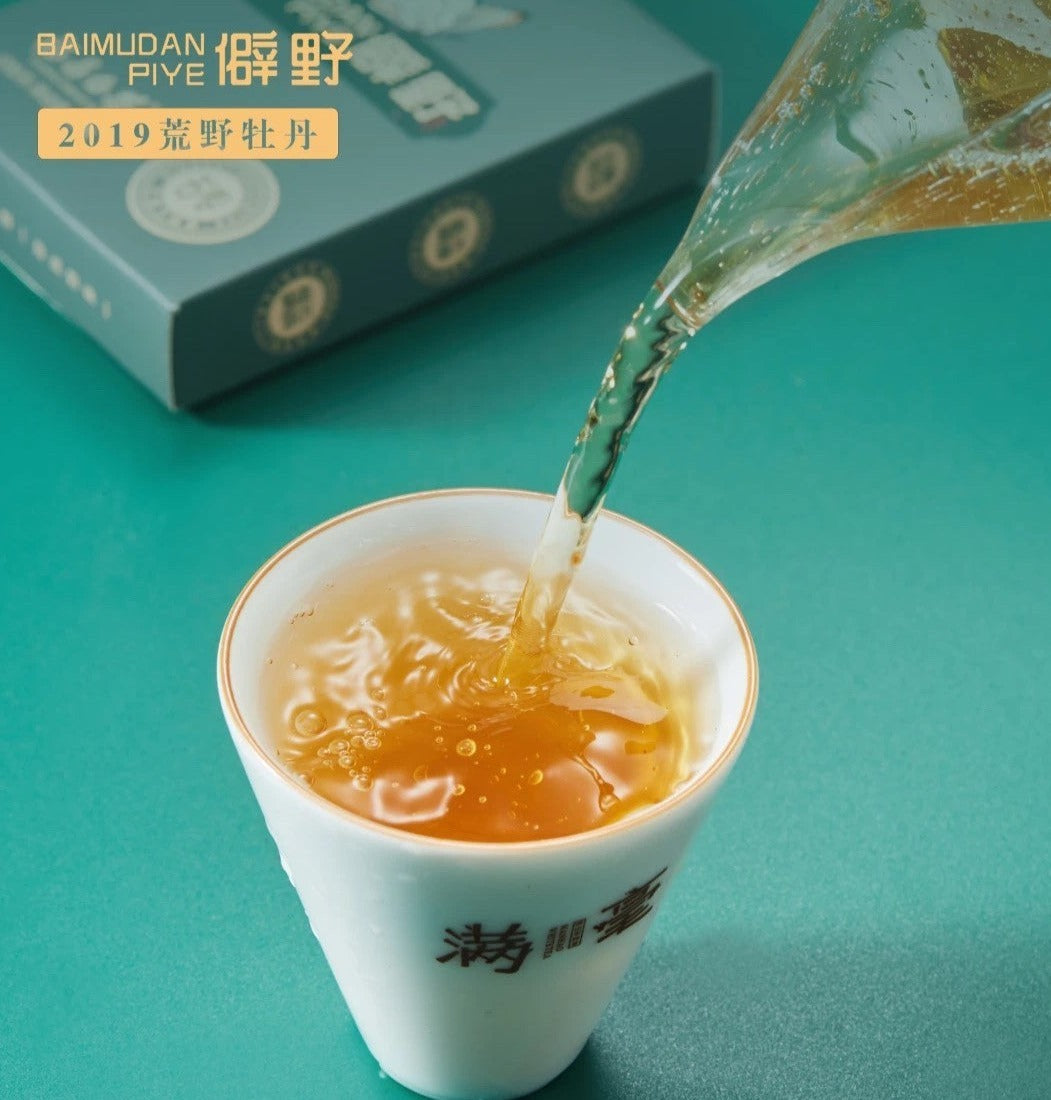 2019 Fuding Wild Grown White Peony Bai Mu Dan White Tea Mini Brick