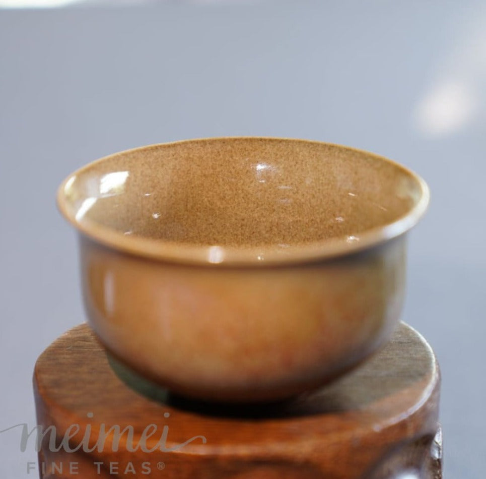 Jun Kiln Variable Glaze Teacup Pair Handmade