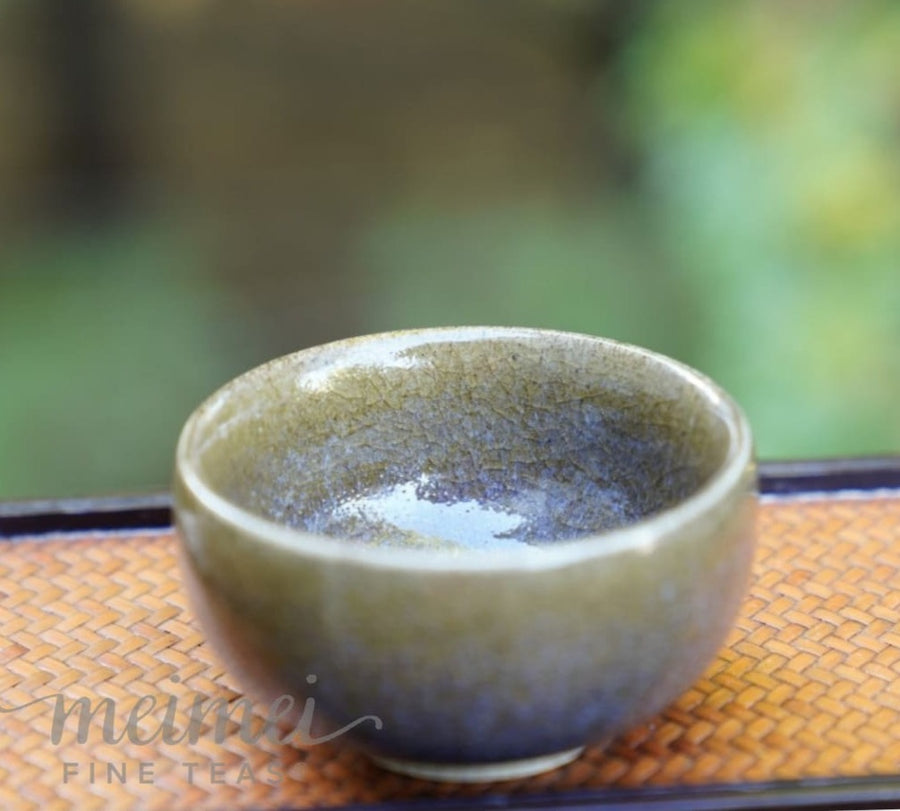 Tea Ware - Vintage Jun Kiln Porcelain Luohan Tea Cup Old Factory -