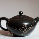 Jian Shui Purple Clay Teapot Orchid Dragon Pearl by Master Tian Jing