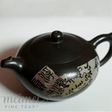 Jian Shui Purple Clay Teapot Orchid Dragon Pearl by Master Tian Jing