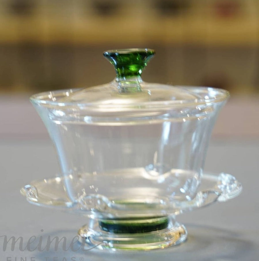Tea Ware - Borosilicate Glass Gongfu Gaiwan Hand-blown 200ml - MeiMei