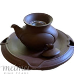 Yixing Clay Teapot Set Catharanthus Roseus Flower
