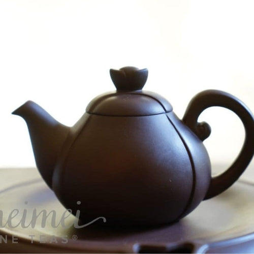 Yixing Clay Teapot Set Catharanthus Roseus Flower