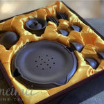 Yixing Clay Teapot Set Catharanthus Roseus Flower