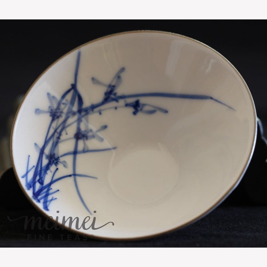 Tea Ware - Fine Porcelain Artisan Gongfu Cup Deep Blue Glaze MeiMei