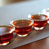 Clear Glass Gongfu Tea Tasting Cups 4-piece Set