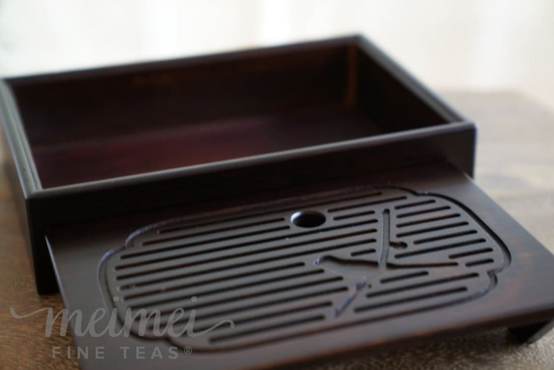 Portable Gongfu Tea Tray with Water Storage Tank
