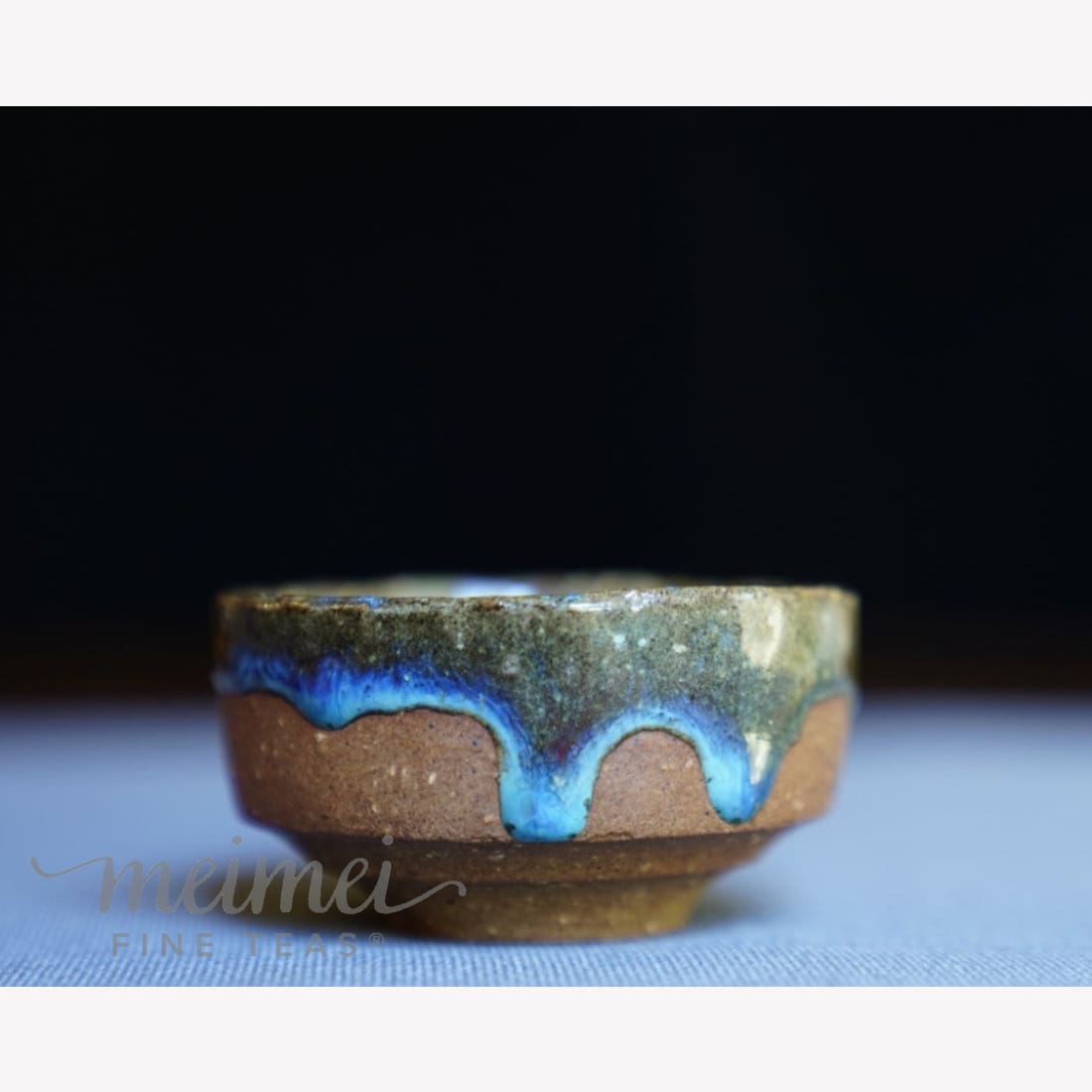 Jun Kiln Porcelain Hand Crafted Celestial Glaze Teacup