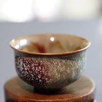 Jun Kiln Variable Glaze Teacup Pair Handmade