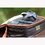 Rock Clay Gongfu Tea Service Teapot and Cups Portable Set