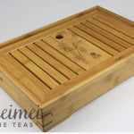 Portable Bamboo Gongfu Tea Service Tray with Water Storage